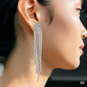 Sparkling Long Danglers